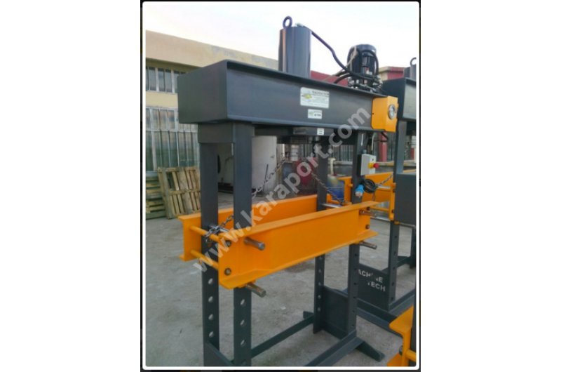 100 TON GEZER KAFA KOLLU MOTORLU HİDROLİK ATÖLYE PRESİ