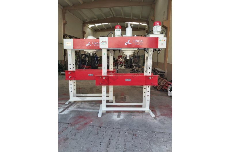 100 Ton Gezer Kafa Kollu Motorlu Linda Machine Hidrolik Atölye P