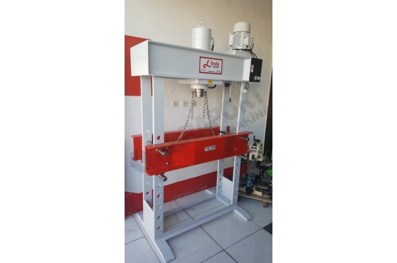100 Ton Linda Machine Motorlu Hidrolik Atölye Press - Hydraulic