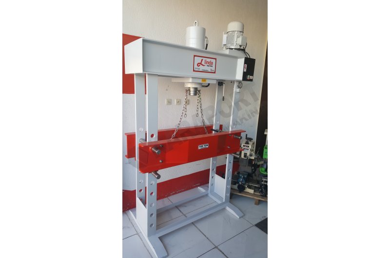 100 Ton Linda Machine Motorlu Hidrolik Atölye Press - Hydraulic
