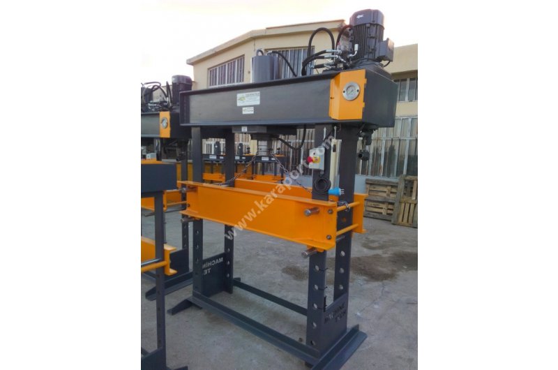 150 Ton Gezer Kafa Kollu Motorlu Hidrolik Pres ( Sıfır )