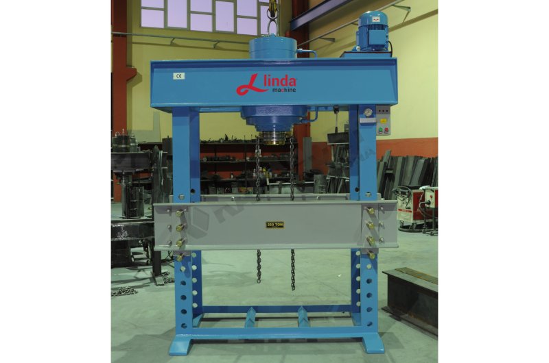 250 Ton Kollu Motorlu Hidrolik Atölye Presi - Hydraulic Worksho