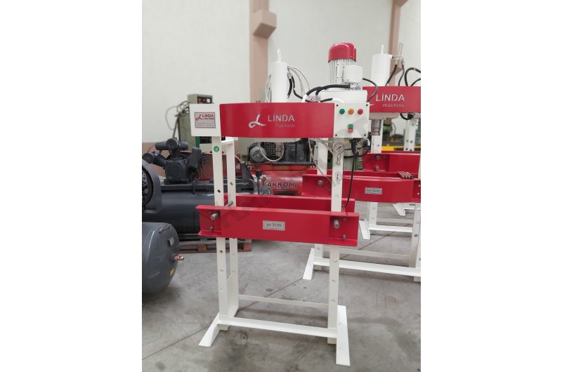 30 Ton Kollu Motorlu Linda Machine Hidrolik Atölye Presi