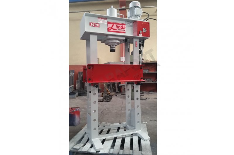60 Ton Kollu Motorlu Hidrolik ATölye Presi - Hydraulic Workshop