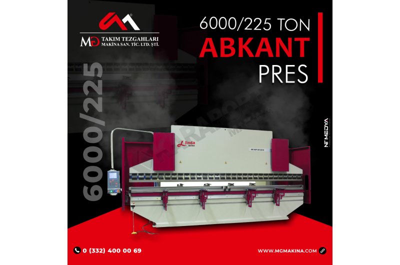 6000 x 225 Abkant Pres - Press Brake