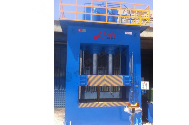 800 Ton H Tipi Derin Çekme Hidrolik Press Linda Machine Marka -