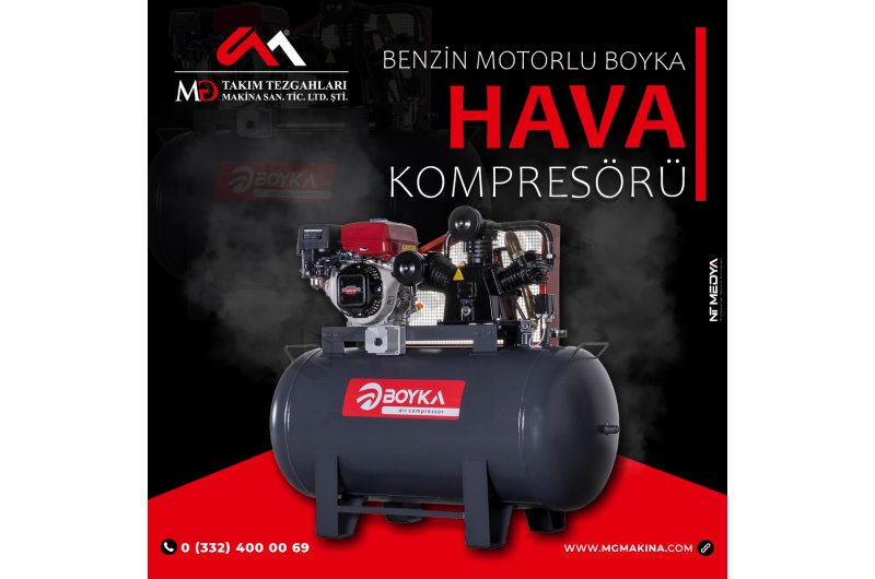 BENZİN MOTORLU HAVA KOMPRESÖRÜ ( BOYKA)