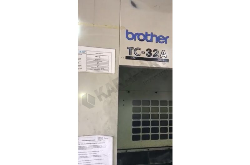 Brother TC-32A Çift Tabla Çift Divüzör CNC İşleme Merkezi
