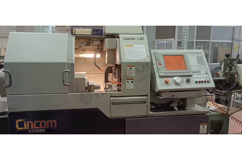 Citizen L-20 CNC Kayar Otomat Tezgahı ve Çubuk Sürücüsü-2002