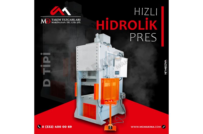 D Tipi Hızlı Hidrolik Pres
