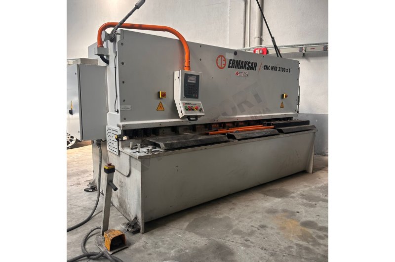 ERMAKSAN MARKA 3X6 MM CNC HİDROLİK GİYOTİN MAKAS 2015 MODEL