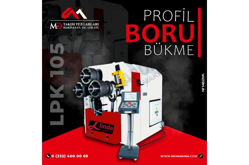 LPK 105 Profil ve Boru Bükme Makinası