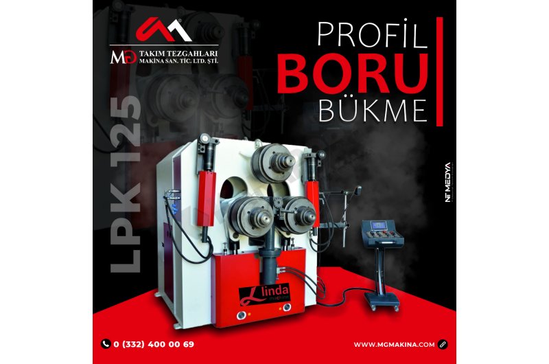 opk 125 Profil ve Boru Bükme Makinası