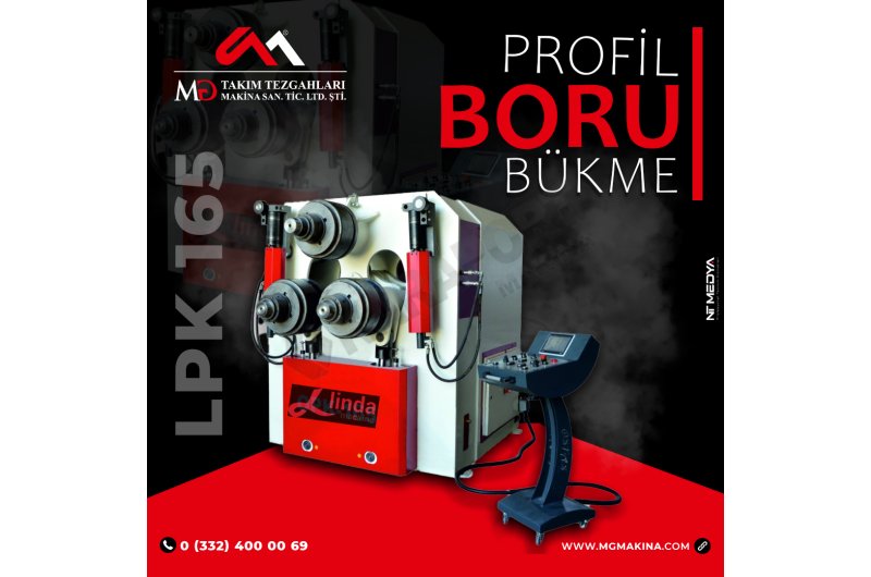 opk 165 Profil ve Boru Bükme Makinası