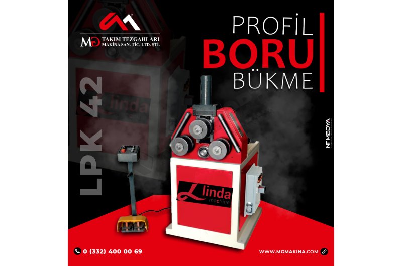 opk 42 Profil ve Boru Bükme Makinası