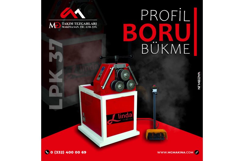 opk 45 Profil ve Boru Bükme Hidrolik Makinası
