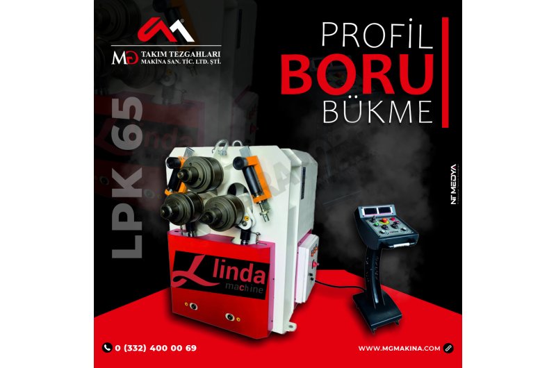 opk 65 Profil ve Boru Bükme Makinası