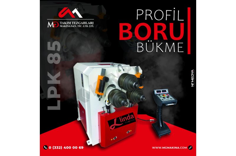 opk 85 Profil ve Boru Bükme Makinası