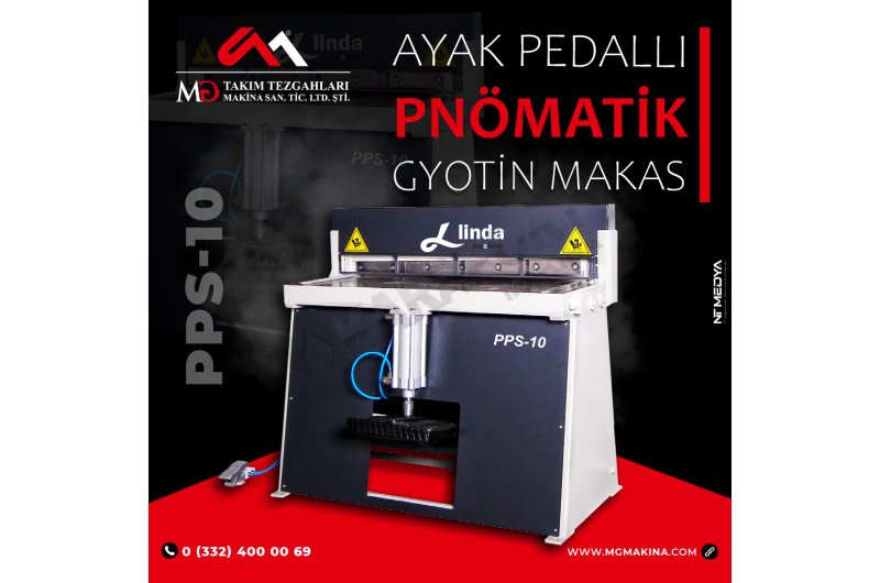 PS-10 Ayak Pedalli Giyotin Makas