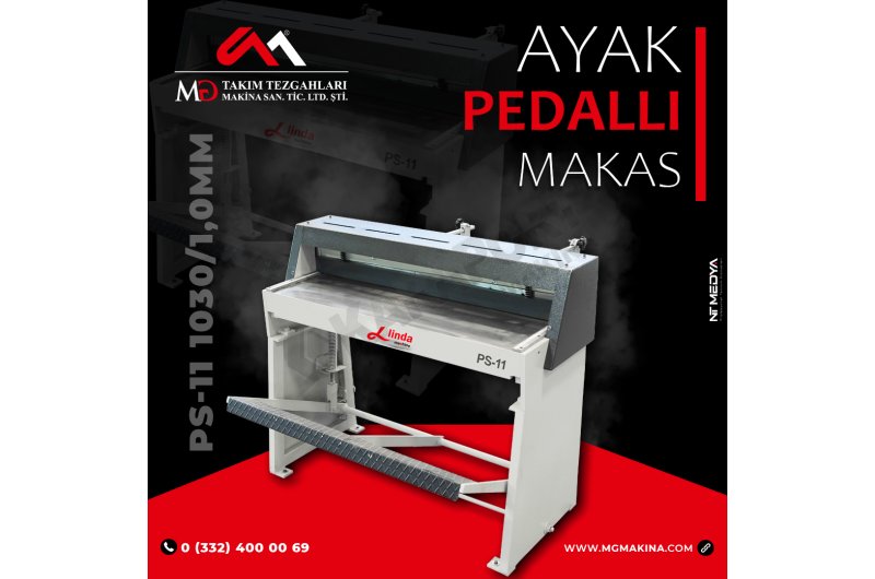 PS-11 Ayak Pedalli Giyotin Makas