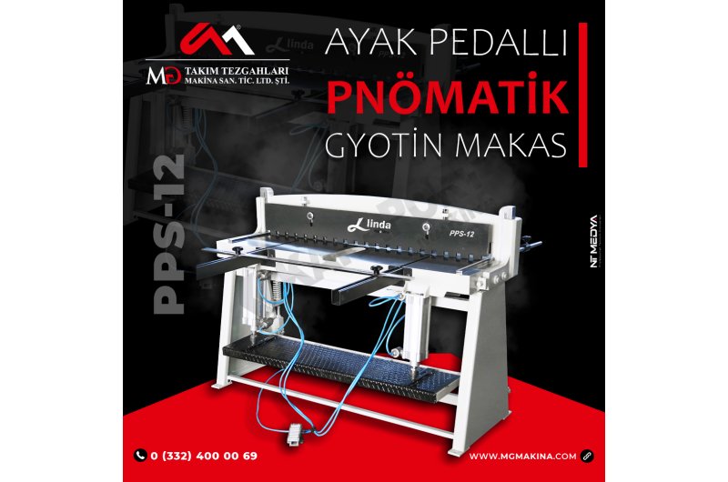 PS-12 Ayak Pedalli Giyotin Makas