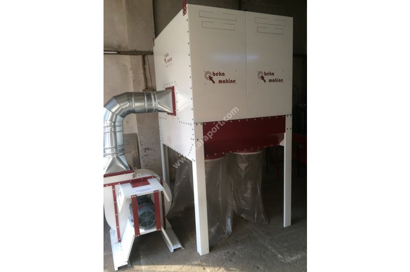 toz emici 7500 metre küp cnc ve kenar bantlama icin  4 torbalı