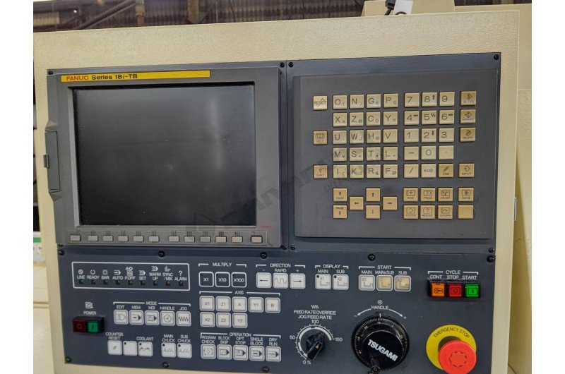 Tsugami BS26A-III CNC Kayar Otomat Tezgahı ve Çubuk Sürücüsü