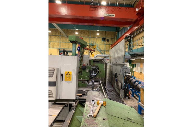 VDF Wohlenber 1420 Çap 8000 Boy Derin Delik Delmeli CNC Torna
